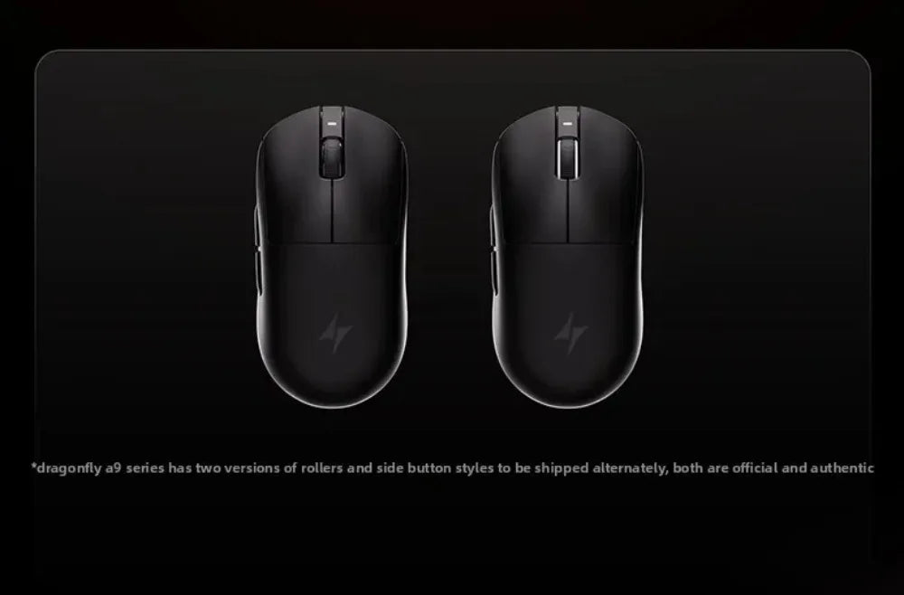 Ratón gaming inalámbrico Bluetooth ATK Dragonfly A9, diseño ergonómico, respuesta rápida, PAW3950 Ultra, 800mAh, ligero, 8KHz, esports