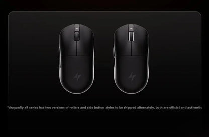 Ratón gaming inalámbrico Bluetooth ATK Dragonfly A9, diseño ergonómico, respuesta rápida, PAW3950 Ultra, 800mAh, ligero, 8KHz, esports