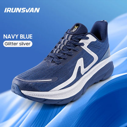 IRUNSVAN 2026 Scarpe da running originali con cuscino d’aria, scarpe sportive traspiranti per fitness, salto ed esercizio, scarpe da camminata da uomo