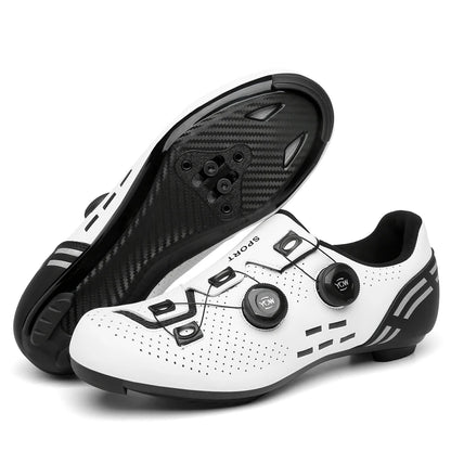 Pantofi de ciclism de înaltă calitate, SPD cu autoblocare pentru bărbați, pantofi sport de curse pentru bicicletă, pantofi de ciclism MTB de munte antiderapanți pentru femei, 36-47