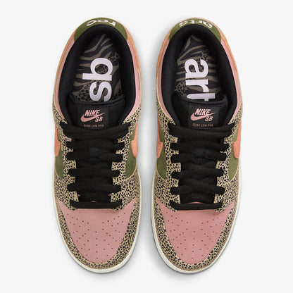 Zapatillas Nike Authentic Dunk Low para hombre y mujer, de cuero con diseño patchwork, estilo retro clásico, IH3211-200