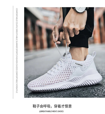 2026 Summer Men's Loafers Walking Mesh Breathable Summer Comfortable Casual Shoes Sneakers Zapatillas Hombre Men Running shoes