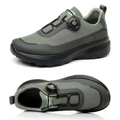 Original, neu, Herren, Sneaker mit drehbarem Knopf, Fahrsneaker, Plateau-Freizeit- und Wanderschuhe, Outdoor, strapazierfähige Lauf- und Sportschuhe, Plus-Größe