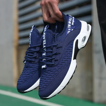 Sommer-Herrenschuhe aus Mesh, lässige Sportschuhe, Frühlings- und Sommerschuhe, leichte Tennis- und Walking-Schuhe, schwarze Sneaker, Verkaufsschlager 2025