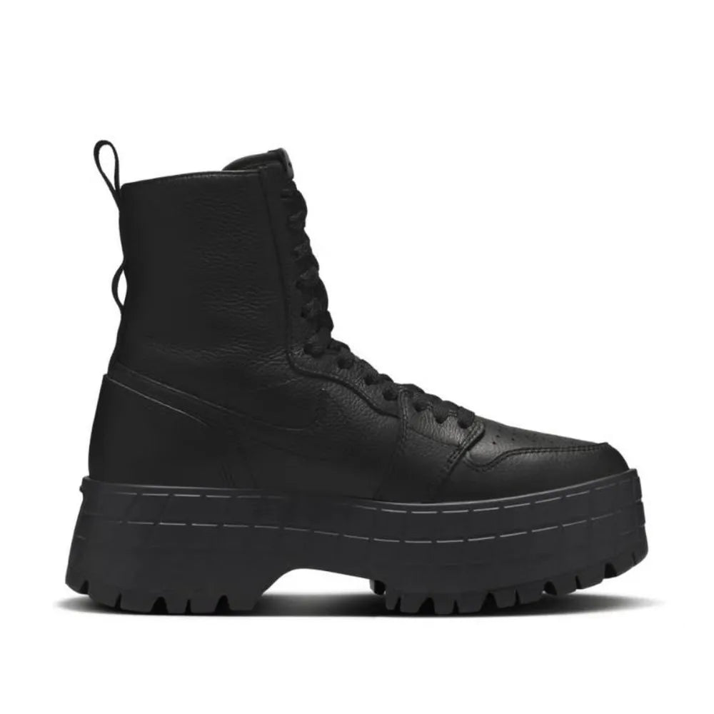 Nike Jordan Air Jordan 1 Brooklyn Simple, Soft, Non-Slip, Durable, Lightweight Round-Toe Ankle Boots for Women, Black FJ5737-001