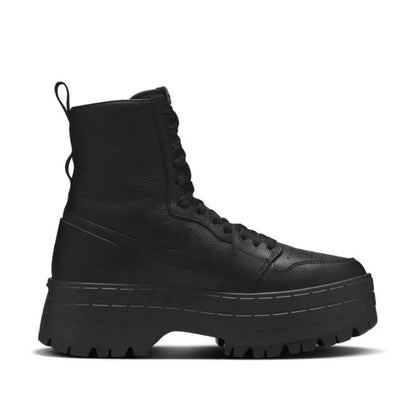 Nike Jordan Air Jordan 1 Brooklyn Simple, Soft, Non-Slip, Durable, Lightweight Round-Toe Ankle Boots for Women, Black FJ5737-001