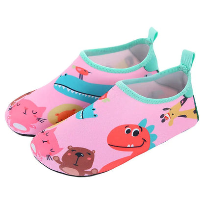 Weiche, faltbare Wasserschuhe für Jungen und Mädchen – Kinder-Strandschuhe für Sommer, Outdoor, Waten, Schwimmen, Surfen und Meer, schnell trocknende Aqua-Schuhe