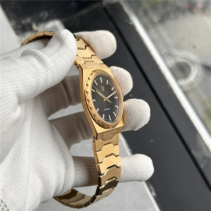 PAGANI DESIGN Men's Quartz Watches Ultra-Thin 7mm Series 222 Sapphire Stainless Steel Waterproof Watches for Man reloj hombre