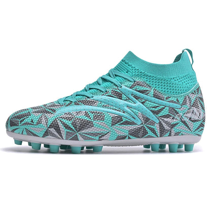 New Men Football Boots Breathable Sport Training Soccer Shoes Cleats Sport Outdoor TF Futsal Match Turf Grass Drop Shipping