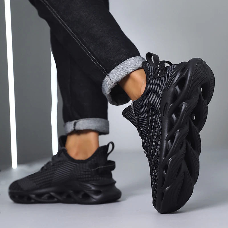Sneakers da uomo comode e traspiranti in mesh, scarpe da tennis outdoor sportive per running, palestra e jogging, leggere e basse, scarpe da camminata da uomo