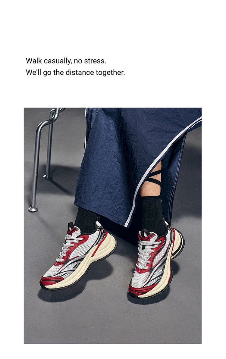 Xtep Basque 3 For Male Sneakers Retro Fashion Breathable  Luxury Height-Increasing Sports Shoes 2026 Spring 874219320001