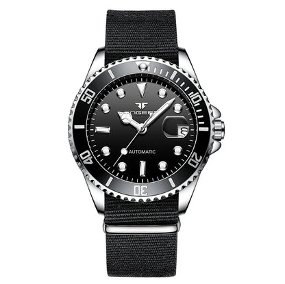 Mehanske zapestne ure BINBOND za moške, luksuzne, svetleče, vodotesne, avtomatske, s turbilonom, skeletne
