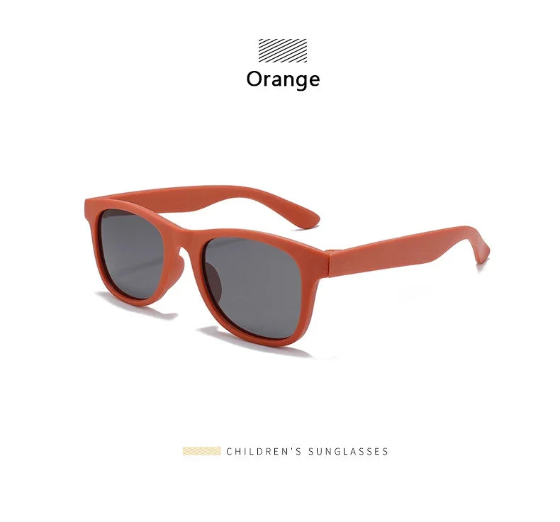 Kids Polarized Sunglasses TR90 Boys Girls Sun Glasses Silicone Safety Glasses Gift for Children Baby UV400 Eyewear Age 3-12