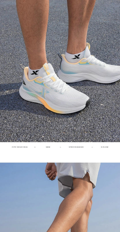 Xtep Light Wing 3 Running Shoes For Men 2025 Summer Fashion Cushion Shock Absorption Lightweight Advanced Sneakers 875219110034