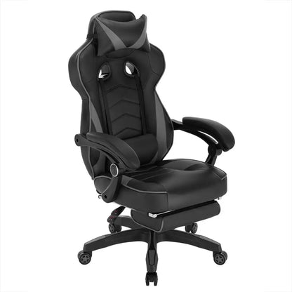 WOLTU Gaming Chair Office Computer Chair Desk Racing Chair Sports Seat with Headrest Lumbar Cushion with Footrest
