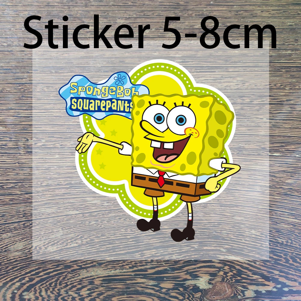 New Spongebob Children Baseball Caps Kawaii Cartoon Letter Printed Hat Kids Casual Sun Hat Adjustable Peaked Cap Birthday Gifts