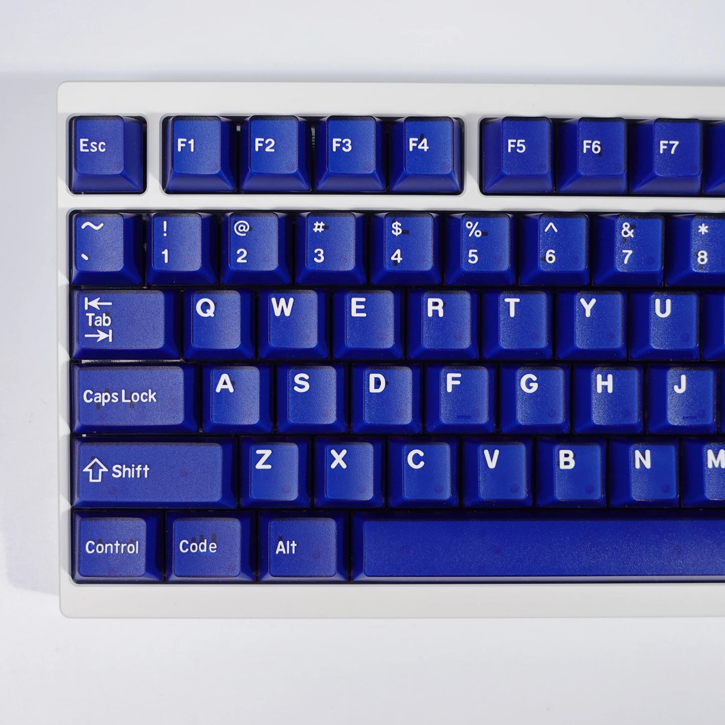 KBDiy 174 Keys PBT Cherry Profile Blue Jade Keycaps for Game Mechanical Keyboard Double Shot DIY for Aula F75 F87 F99 Key Caps