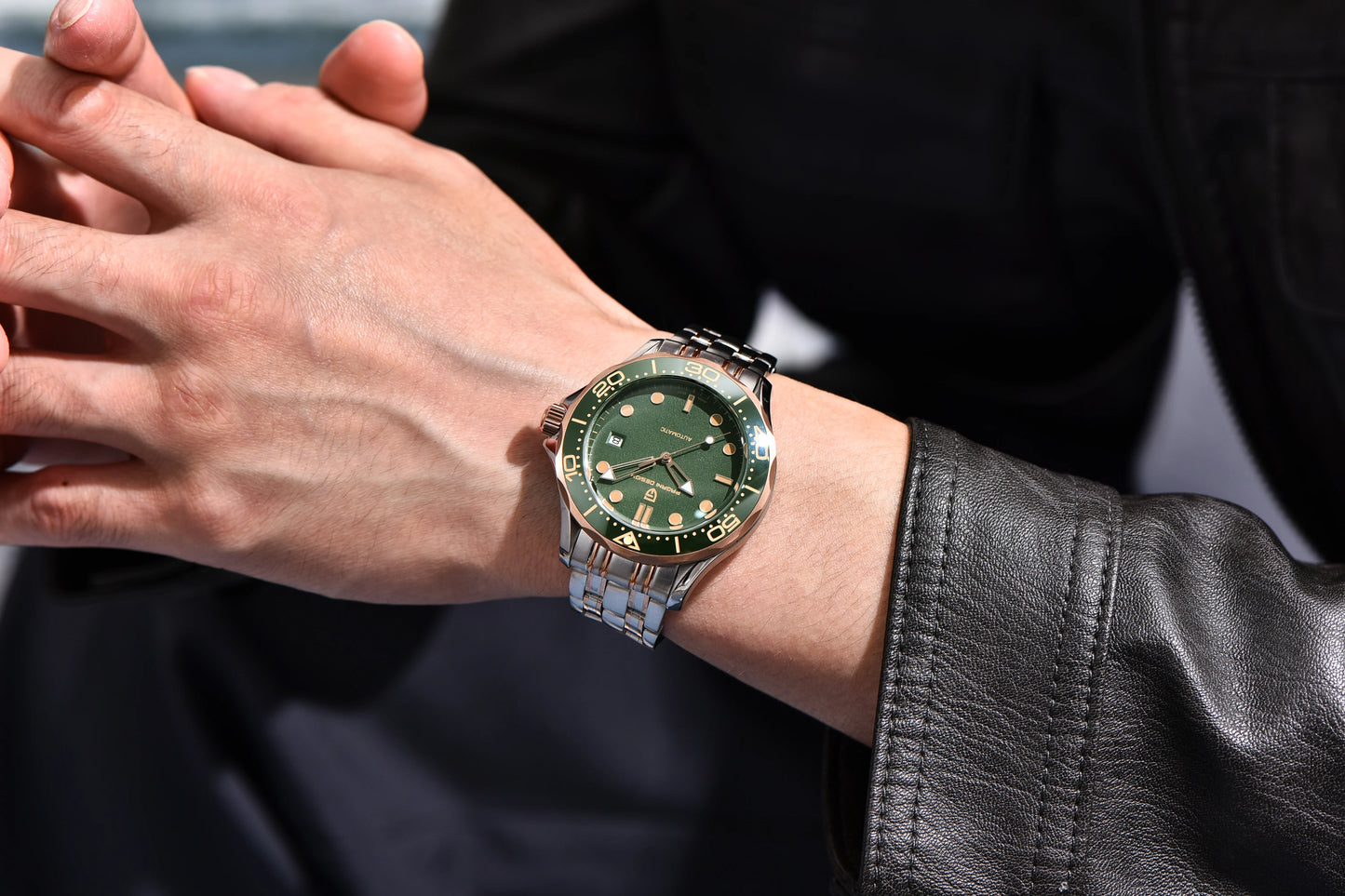PAGANI DESIGN 2026 New V2 Waves 200M Diving Men's Watches Fashion Luxury Automatic Watch Men AR Sapphire crystal Wrist watch Men
