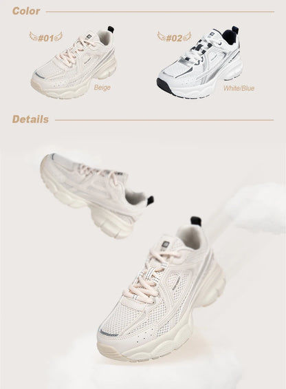 Chaussures de course pour femme Baasploa : baskets de jogging légères et tendance en mesh, antidérapantes, pour femme, d'extérieur, respirantes, colorées et décontractées