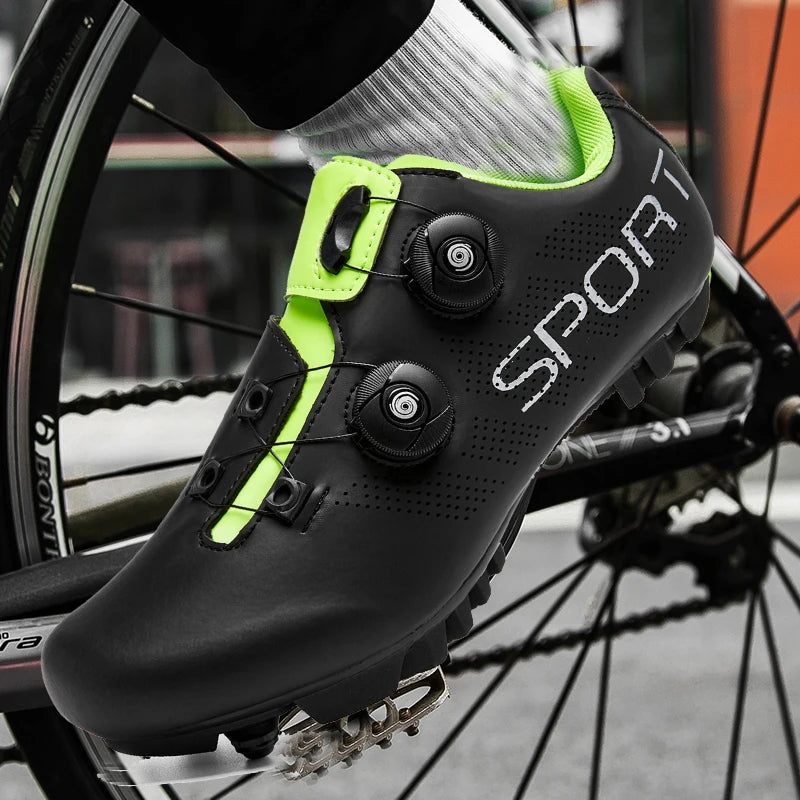 2025 Cycling Sneakers MTB with Cleats Men Carbon Sports Speed Bike Shoes Women Mountain Racing Flat SPD Road Cycling Footwear