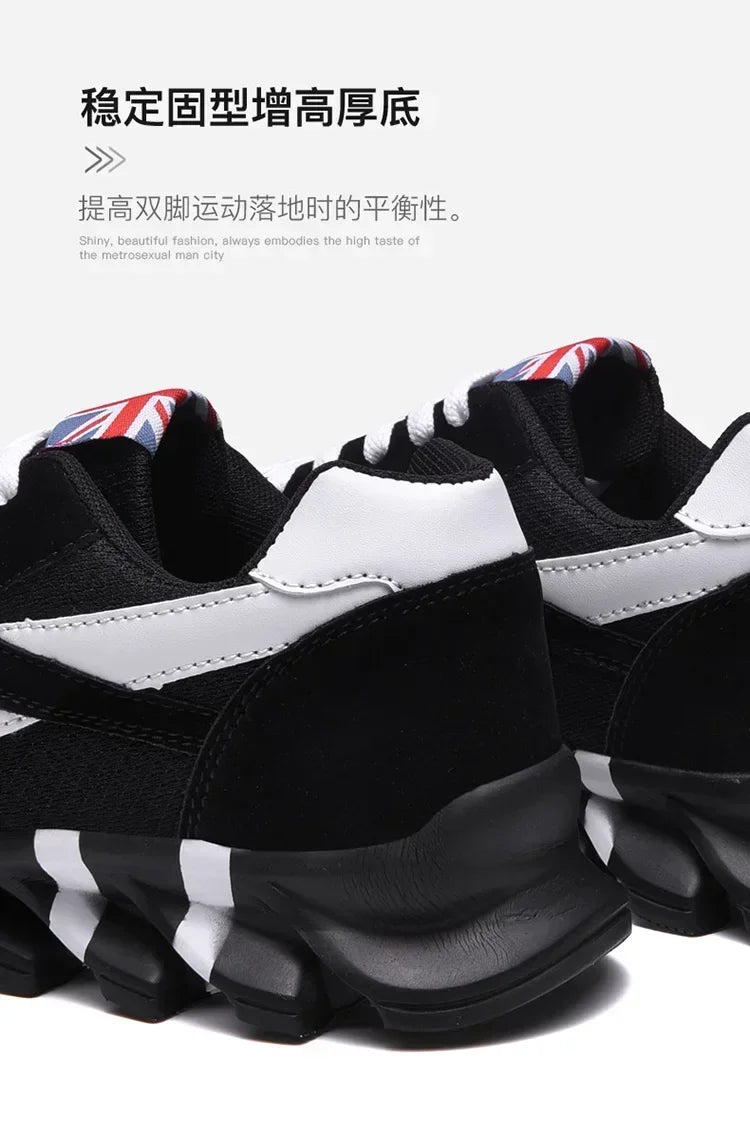 Brand trend size 46 47 48 men's wear-resistant cushioning thick-soled fitness sneakers, outdoor breathable running shoes for men