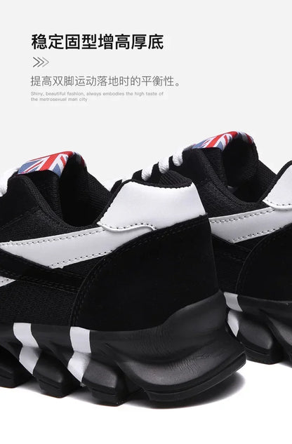 Brand trend size 46 47 48 men's wear-resistant cushioning thick-soled fitness sneakers, outdoor breathable running shoes for men