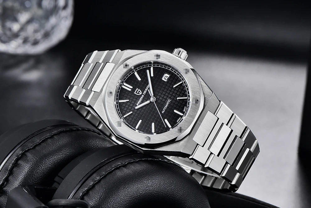 PAGANI DESIGN MIYOTA 8215 Men Automatic Mechanical Watches 40MM Sapphire Stainless Steel Waterproof Luminous Wrist Watch
