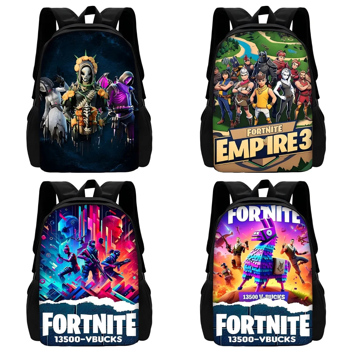 Classic Game FortniteS Kids Backpacks Boys and Girls Student Birthday Gift Child School Bags Unisex Camping Durable Rucksack