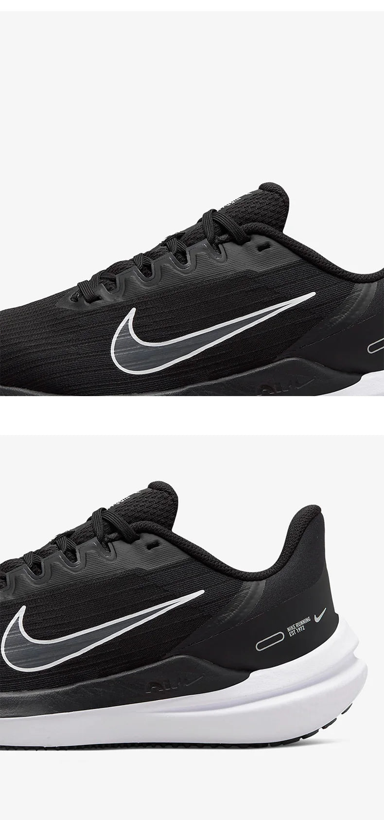 Nike Authentic Air Winflo 9 Dámske ľahké bežecké topánky odolné proti opotrebeniu DD8686-001
