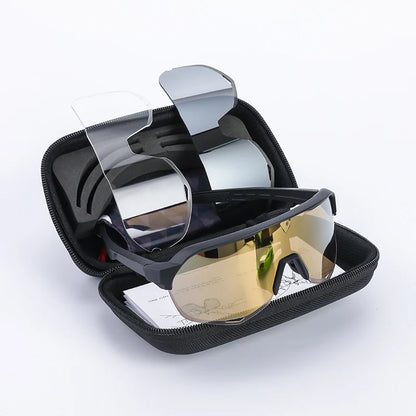 Peter Cycling Sunglasses S3 Outdoor Sports Glasses Men Women road Mountain Bicycle Glasses Riding Polarized Bike Eyewear Goggles