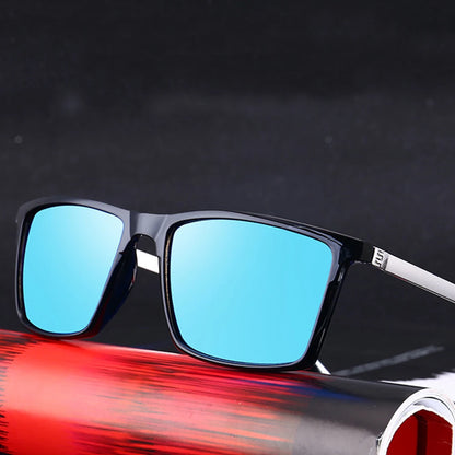 KLASSNUM Polarized Sunglasses for Men Luxury Brand 2026 Trendy Anti UV400 Shads Driving Sport Sun Glasses Metal Retro Glasses