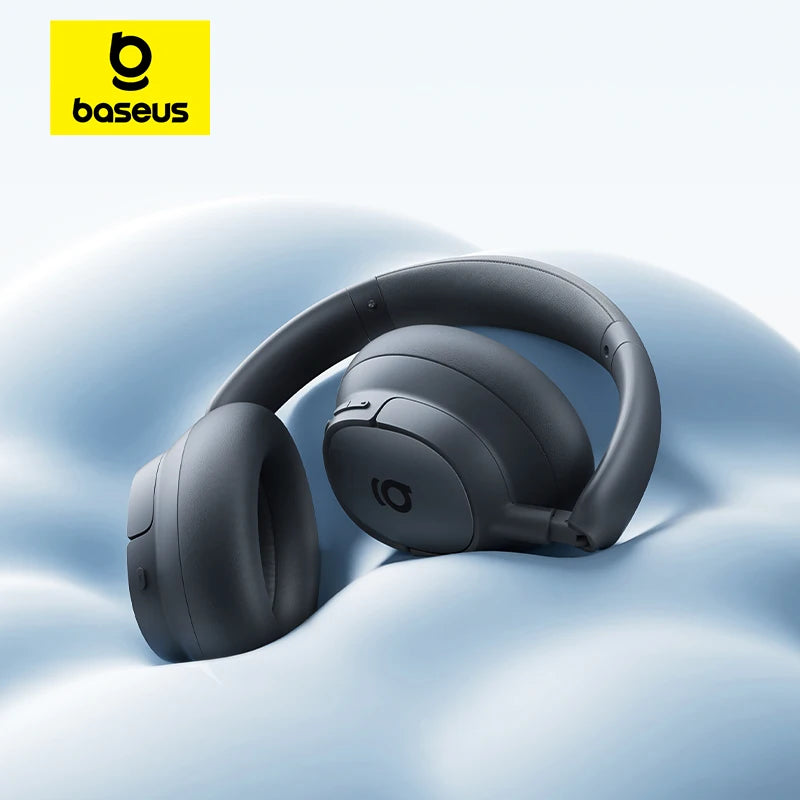 Casque sans fil Baseus ANC 80H, écouteurs circumauraux, réduction de bruit à 95%, casque Bluetooth 6.0 BH1 NC LITE