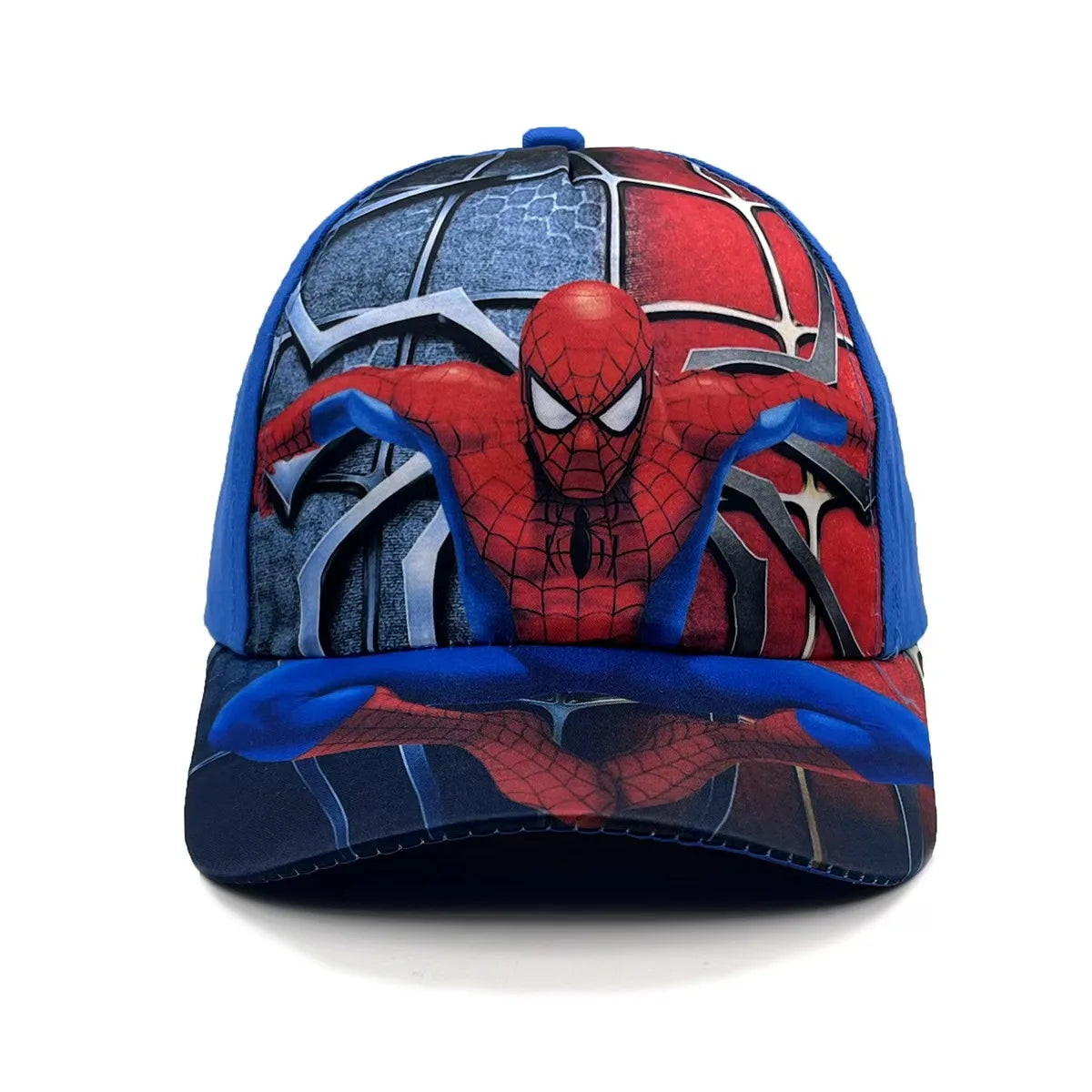 Marvel Spring and Autumn New Children's Anime Spider Man Duck Tongue Hat Sunscreen Sunscreen Hat Baseball Hat