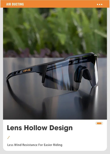 KAPVOE Photochromic Cycling Sunglasses for Men Glasses Fashion Mountain Bicycle Road Speed Cool Goggles Sports MTB Bike Eyewear