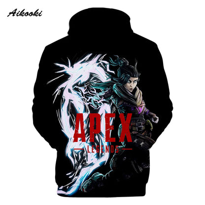 Personality 3D Printed Game Apex Legends Hoodies Sweatshirts Men Women High Quality Hoody Game Long Sleeve Plus Size Hoodies