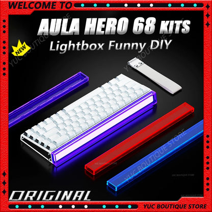 New AULA HERO 68HE/ULTRA Kits sticker Magnetic Switch Gaming Keyboard&Kits E-sport Custom Mechanical Wired Keyboard Accessories