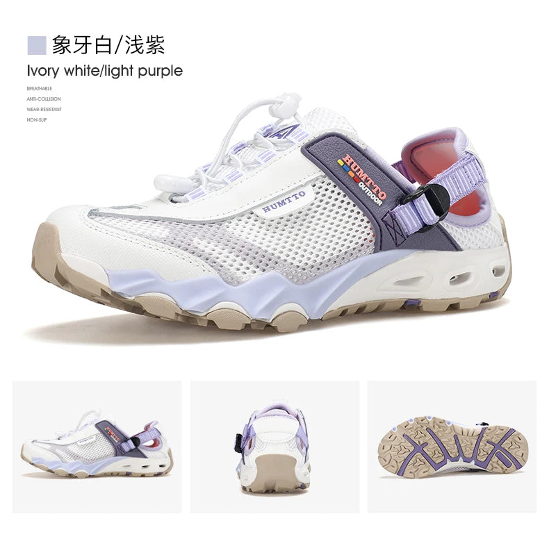 HUMTTO Men Upstream Shoes Outdoor Trekking Wading Aqua Shoes Breathable Mesh Quick drying ankle women  water Sneakers Non-slip