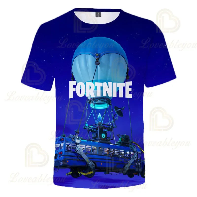 Fortnite Victory Kinderbekleidung für Jungen und Mädchen, Battle Royale 3D-Sweatshirt, Oberteile für Jungen und Mädchen, Kinder-T-Shirt, Hero-Teen-Tops