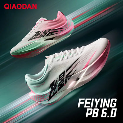 QIAODAN Feiying PB6.0 Men's 2026 Marathon Racing Sports Shoes New Suspended Full Palm Carbon Plate Running Sneakers QDB023261299