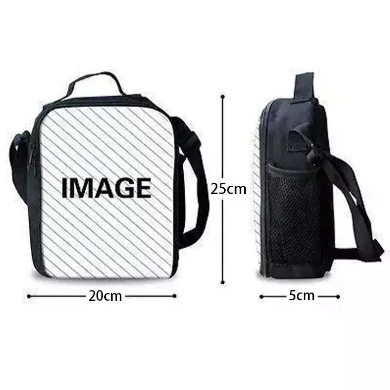 Borsa termica Classic Game Fortnites per bambini, capiente, per ragazzi, ragazze e studenti, ideale per picnic all’aperto, riutilizzabile come lunch box isotermico