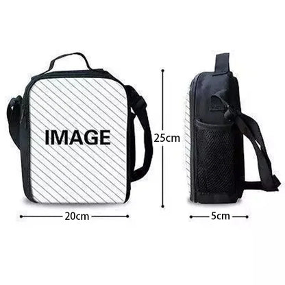 Borsa termica Classic Game Fortnites per bambini, capiente, per ragazzi, ragazze e studenti, ideale per picnic all’aperto, riutilizzabile come lunch box isotermico