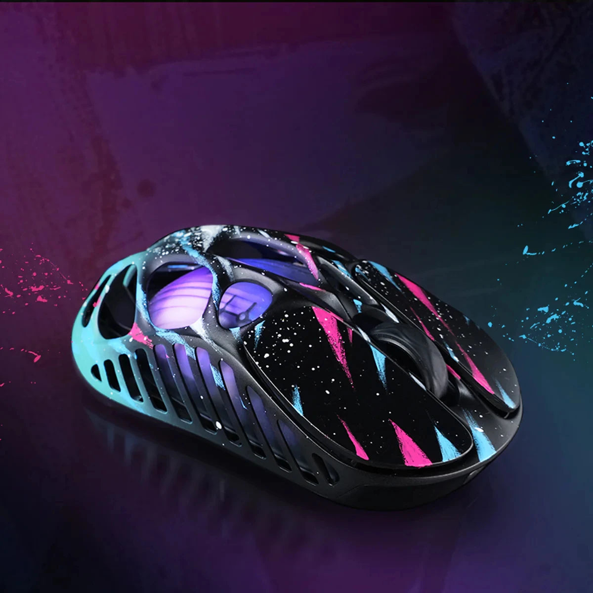 GravaStar Mercury X Pro Tri-Mode Wireless Gaming Mouse, 8K Receiver, Magnesium Alloy Lightweight, Long Battery Life, RGB  Gaming