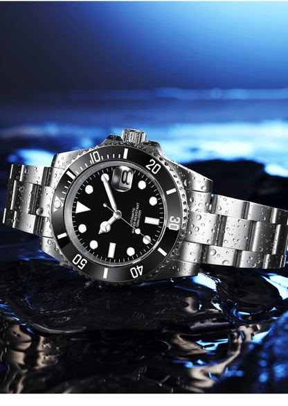 Customized Logo Men's Mechanical Automatic Wristwatch NH35 Movement 40mm Dial 100M Waterproof Sapphire Glass DIY Corgeut