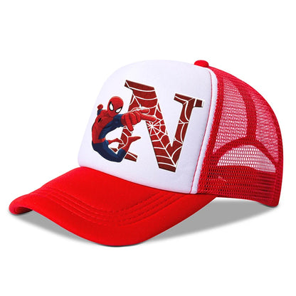 Spiderman Children Baseball Cap Kawaii Cartoon Printed Cap Boys Girls Outdoor Sports Sun Hat Adjustable Peaked Cap Kids Gifts