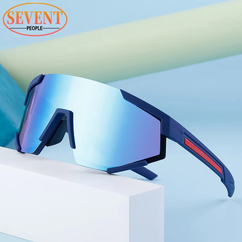 Sports Once-piece Shield Sunglasses Women Men 2026 Luxury Brand Designer Outdoor Cycling Steampunk Sun Glasses For Male Eyewear