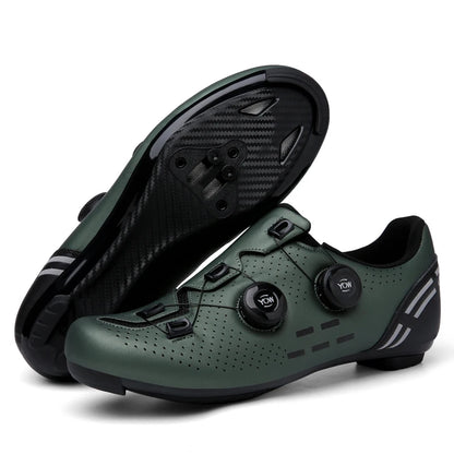 Pantofi de ciclism de înaltă calitate, SPD cu autoblocare pentru bărbați, pantofi sport de curse pentru bicicletă, pantofi de ciclism MTB de munte antiderapanți pentru femei, 36-47