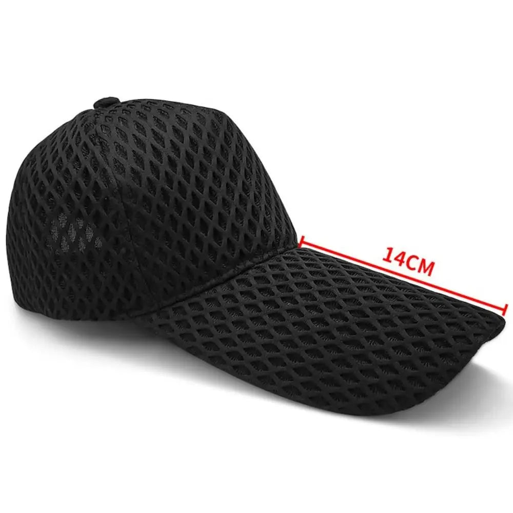 Large Head Man Outdoor Fishing 14cm Long Peak Big Size Sun Hat Oversize Trucker Cap Plus Size Mesh Baseball Caps 55-60cm 60-65cm