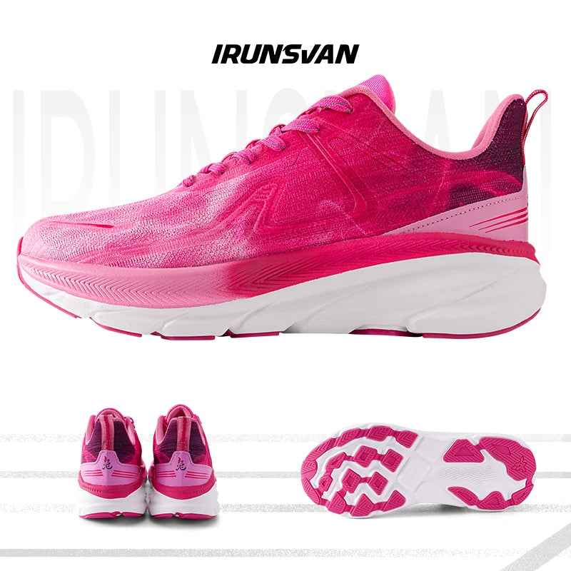 IRUNSVAN 2026 Scarpe da running originali con cuscino d’aria, scarpe sportive traspiranti per fitness, salto ed esercizio, scarpe da camminata da uomo