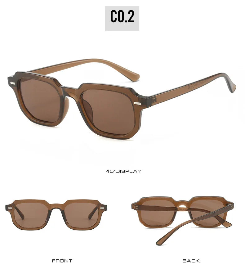 Men's Small Frame Sunglasses Can Customized Prescription Glasses Casual Blue Sunglasses For Travel And Driving
