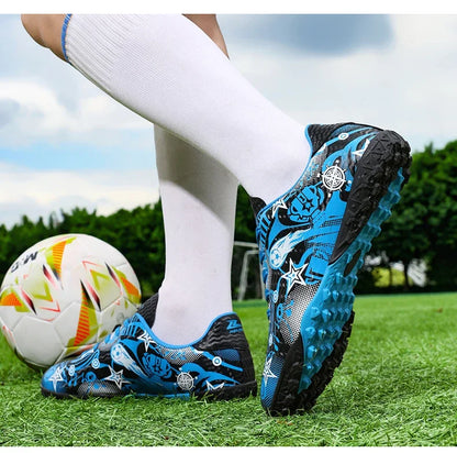 Nouvelles chaussures de football pour hommes et garçons, chaussures de football originales TF/AG, chaussures de football professionnelles pour terrain intérieur, crampons de football, baskets antidérapantes.
